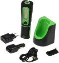 LED Arbeitsleuchte 3W "FlexiLED 300+" Akku 250lm COB Stableuchte mit Ladeschale Magnethalter 22149