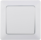 MILOS Kreuzschalter Matt Weiß mit Rahmen 22776