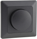 Dimmer MILOS Helligkeitsregler 3W-60W Anthrazit Druck-Schaltfunktion für LED Lampen