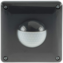 PIR Bewegungsmelder 190° IP65 2/3-Draht Technik anthrazit Unterputz 23621