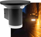 ChiliTec LED Solar Wandleuchte "SWL-AS500" IP44 3000K PIR Sensor 24002