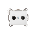 LOGI Multimedia-Enddose, TV+Radio Dose UP Weiss 25101