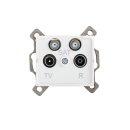 LOGI Multimedia-Enddose, 2xSAT+TV+Radio Dose UP Weiss 25105
