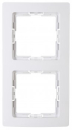 Kopp 308502004 Abdeckrahmen f. senkrechte und waagerechte Installation 2-fach HK05 arktis
