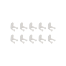 10er Set Befestigungsclip Halteclips für GIVRO LED Lichtschlauch 38592