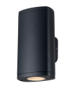 Aussenwandleuchte ZEVI EL 2x GU10 schwarz IP54 Up-/Downlight Kanlux 38882