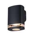 Wandleuchte ZEVI W EL GU10 schwarz IP54 Downlight Kanlux 38884