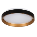 LED Deckenleuchte SOLN CCT 2700K-6500K dimmbar Ø380 schwarz/gold Kanlux 39111