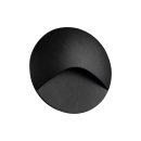 LED Treppenleuchte EXIN schwarz 4000K IP65 rund Stufenspot 230V 39133