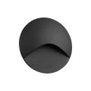 LED Treppenleuchte EXIN grau 4000K IP65 - runde Stufenleuchte 39134