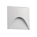 LED Treppenleuchte EXIN weiss 3000K eckig IP65 230V 39126