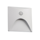 LED Treppenleuchte mit Bewegungsmelder EXIN weiss 4000K IP65 eckig 230V 39141