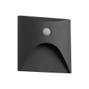 LED Treppenlicht mit Bewegungsmelder EXIN grau 4000K IP65 eckig 230V 39143