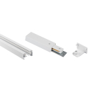 Kanlux TEAR 1F SET 1m 1-Phasen Stromschiene + Anschluss + Endkappe weiss 1F-System 45883