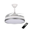 Kanlux LED Deckenleuchte PLAVE INB49 CCT 3000/4000/6500K FB Ø490 mit Ventilator 46372