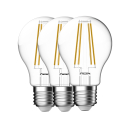 3er Set LED Leuchtmittel A60 4000K E27 1150Lm Glas Filament 7,8W Lampe Klar Energetic 5181011023