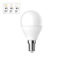 Energetic LED Lampe G45 E14 2700K 470Lm 3-stufig dimmbar Milky 5252000221