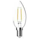 LED Kerzenlampe E14 2700K 5,9W 806Lm Kerze warmweiss C35 Filament Leuchtmittel