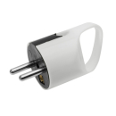 Netzstecker NANO W-1 70514 Stecker weiß/schwarz Schutzkontakt 16A IP20