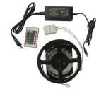 BIOLEDEX 5m RGB LED Streifen IP54 Wasserdicht 120° Farbwechsel Controller Multicolor