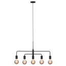 Nordlux Pendelleuchte Gloom 5-Spot Schwarz E27 2113053003