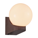Dänische Wandleuchte Hayley Metallisch Braun Nordlux IP44 E27 2318131061