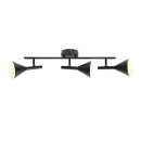 Deckenleuchte Kelvis Nordlux schwarz 3xGU10 skandinavische Deckenlampe