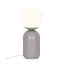 Tischleuchte Notti Nordlux hell braun Glas skandinavische Tischlampe E14