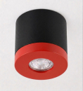 BIOLEDEX Deckenbeleuchtung Pikko schwarz / rot GU10 MR16