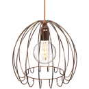 Designer Pendelleuchte Cage Nordlux 83103030 Kupfer Pendel E27