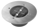 LED Garteneinbaustrahler Carlo Ranex grau rund Solareinbauleuchte