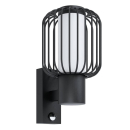 Eglo RAVELLO Außenwandleuchte Sensor E27 Schwarz IP44 Bewegungsmelder 98722