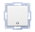 Gunsan VISAGE + MODERNA Modul Klingeltaster Taster-Klingel Weiss