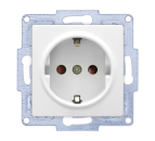 Gunsan VISAGE + MODERNA Modul Steckdose Schutzkontakt mit erhöhtem Berührungsschutz Weiss