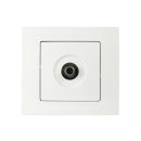 Moderna Sat Steckdose TV Antennendose F Stecker Weiss Gunsan