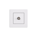 Gunsan Eqona Sat TV Steckdose mit F Stecker Weiss UP 01401100100172