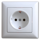 Gunsan Visage Steckdose Unterputz Weiss 1281100200115 günsan electric