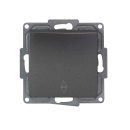 Wechselschalter Visage Gunsan dunkelsilber 2-Wege-Schalter Unterputz