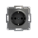 Gunsan Steckdose Visage dunkelsilber Unterputz Steckklemmen-System 1281700252115