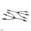 Schelinger Solaranschluss TYPU MC4 1000V DC dreifaches Parallellpaar mit Kabel E09-SC4-1,0KV-3Y