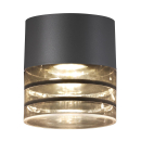 Designer Deckenlampe Momento GU10 anthrazit IP44 Außenleuchte