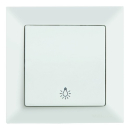 Candela Lichttaster Taster Licht Schalter Mutlusan Unterputz weiss