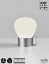 LED Tischleuchte Nuru Nordlux Grau 4,8W IP44 Aussentischlampe 300Lm