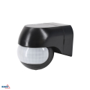 Bemko Bewegungsmelder 180° IP44 1200/600W Aufputz IR schwarz B50-SES12BL-A