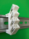 SOIXX Hutschienenhalter XWD für WAGO 2273-202 DIN Rail 35mm Weiß