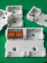 5 x SOIXX Halterung XWL Lang für 5er Klemmen WAGO 221-415 Weiß XWL-21W5-031