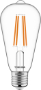 ST64 LED Lampe 7W Vintage dimmbar Toshiba Filament E27 2700K warmweiss 806Lm